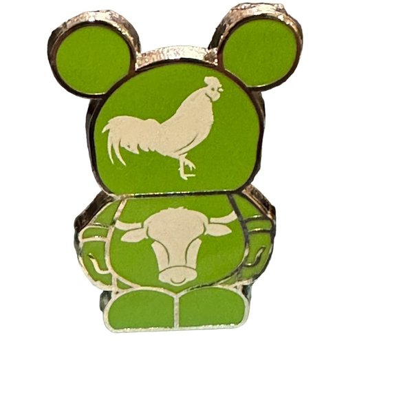 Disney Mickey Trading Pin Jr Mystery This That Vinylmation Chicken Beef Authenti - Picture 2 of 5